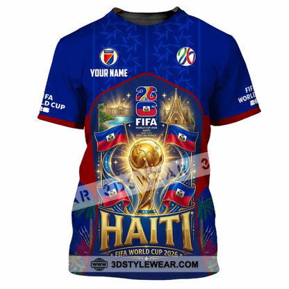Unisex Shirt - Custom Haiti World Cup 2026 Shirt - T-Shirt / S - T-shirt