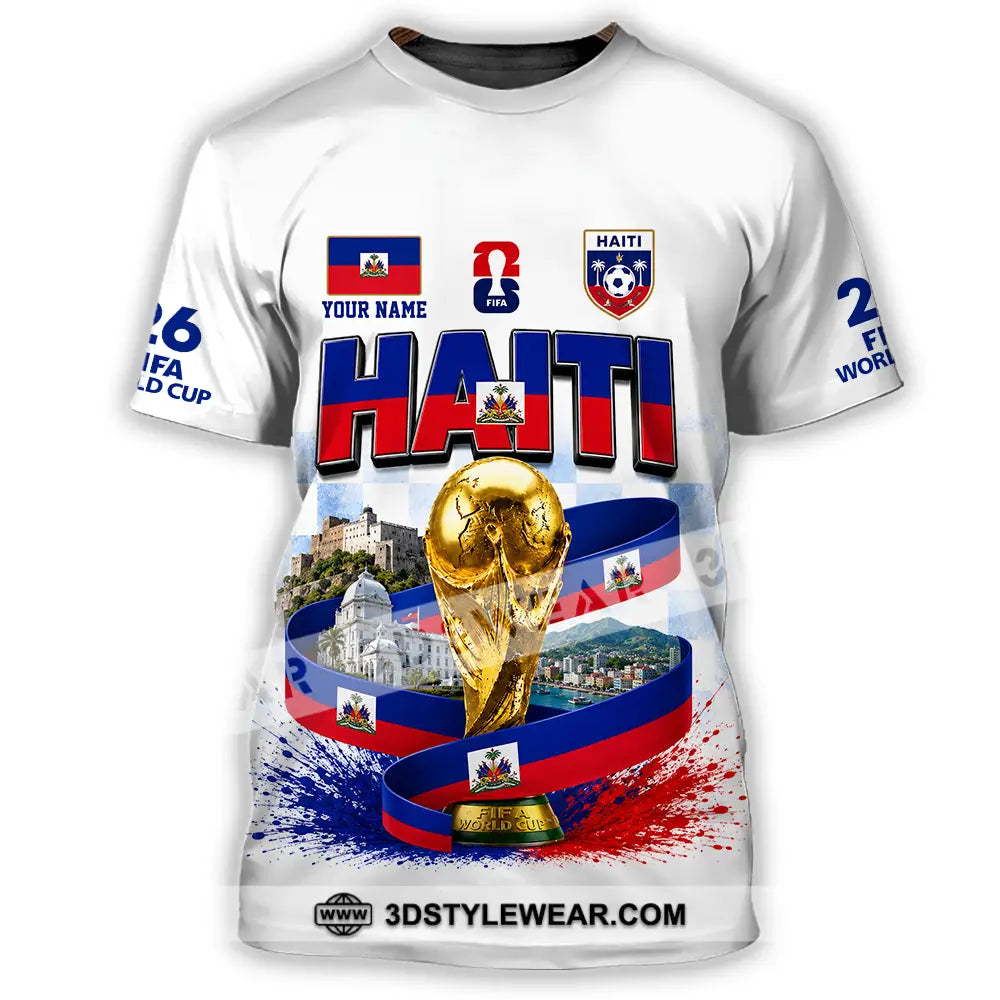 Unisex Shirt - Custom Haiti World Cup 2026 Shirt - T-Shirt / S - T-shirt