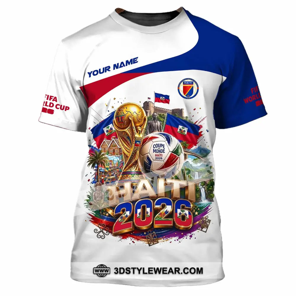 Unisex Shirt - Custom Haiti World Cup 2026 Shirt - T-Shirt / S - T-shirt