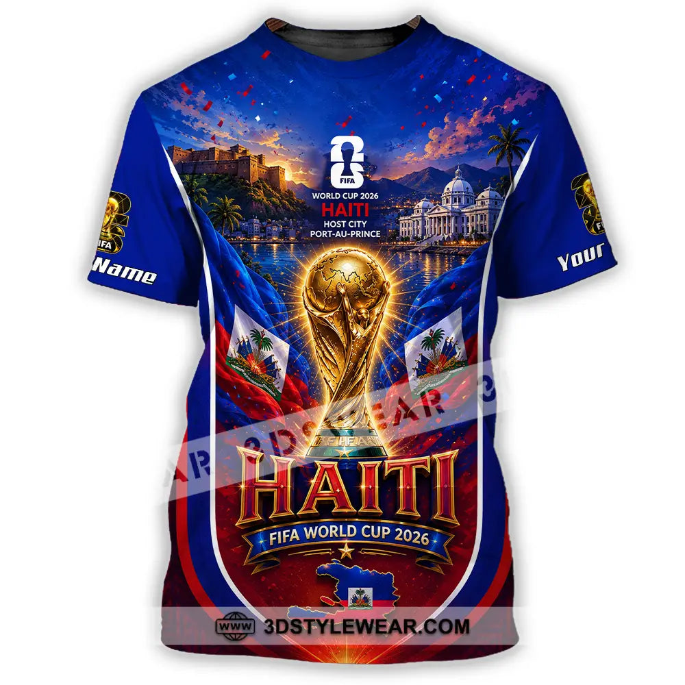 Unisex Shirt - Custom Haiti World Cup 2026 Shirt - T-Shirt / S - T-shirt