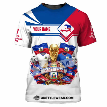Unisex Shirt - Custom Haiti World Cup 2026 Shirt - T-Shirt / S - T-shirt