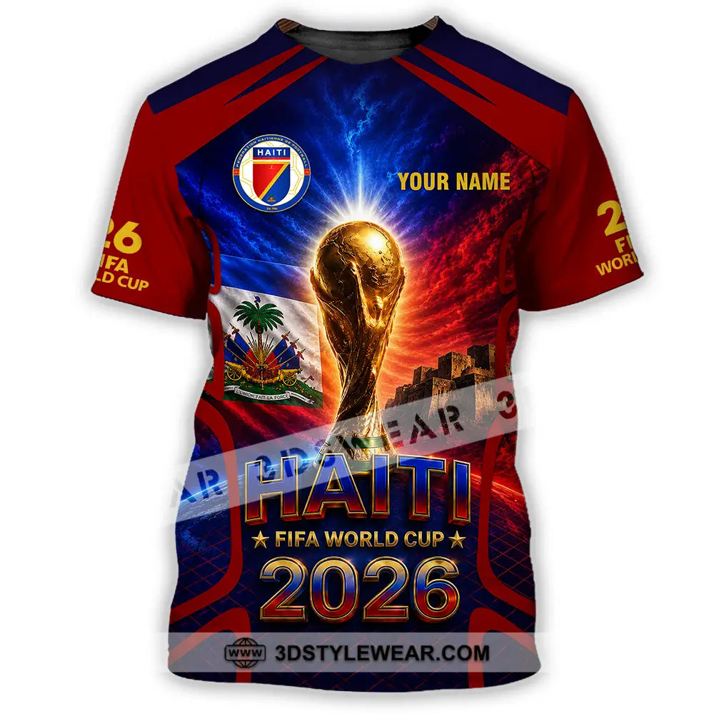 Unisex Shirt - Custom Haiti World Cup 2026 Shirt - T-Shirt / S - T-shirt