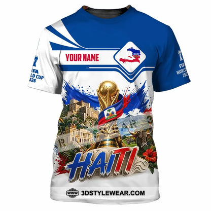 Unisex Shirt - Custom Haiti World Cup 2026 Shirt - T-Shirt / S - T-shirt