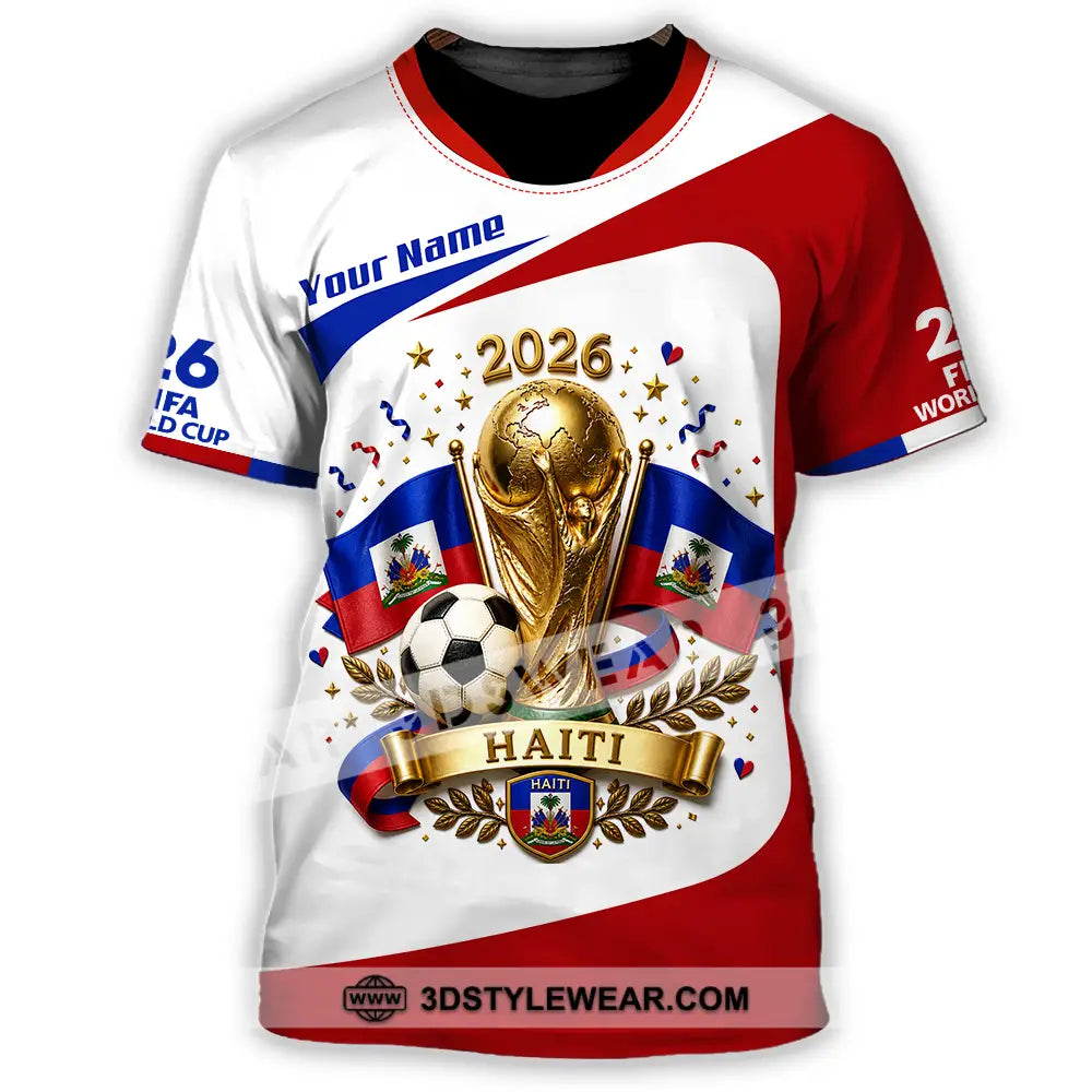Unisex Shirt - Custom Haiti World Cup 2026 Shirt - T-Shirt / S - T-shirt