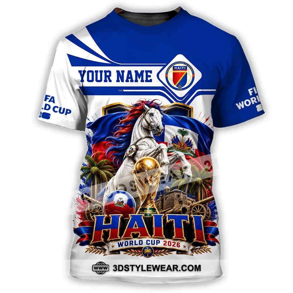 Unisex Shirt - Custom Haiti World Cup 2026 Shirt - T-Shirt / S - T-shirt