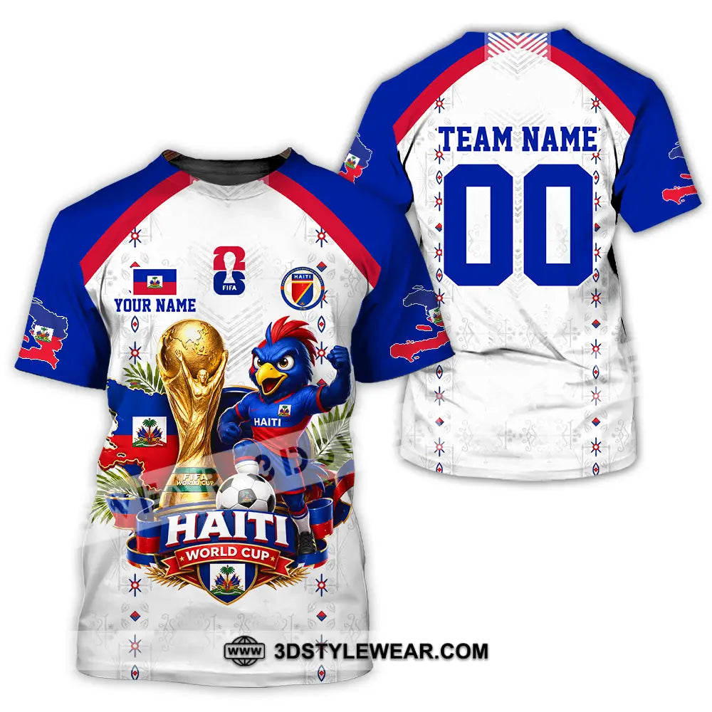 Unisex Shirt - Custom Haiti World Cup 2026 Shirt - T-Shirt / S - T-shirt