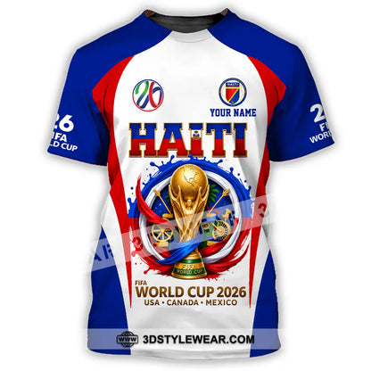 Unisex Shirt - Custom Haiti World Cup 2026 Shirt - T-Shirt / S - T-shirt