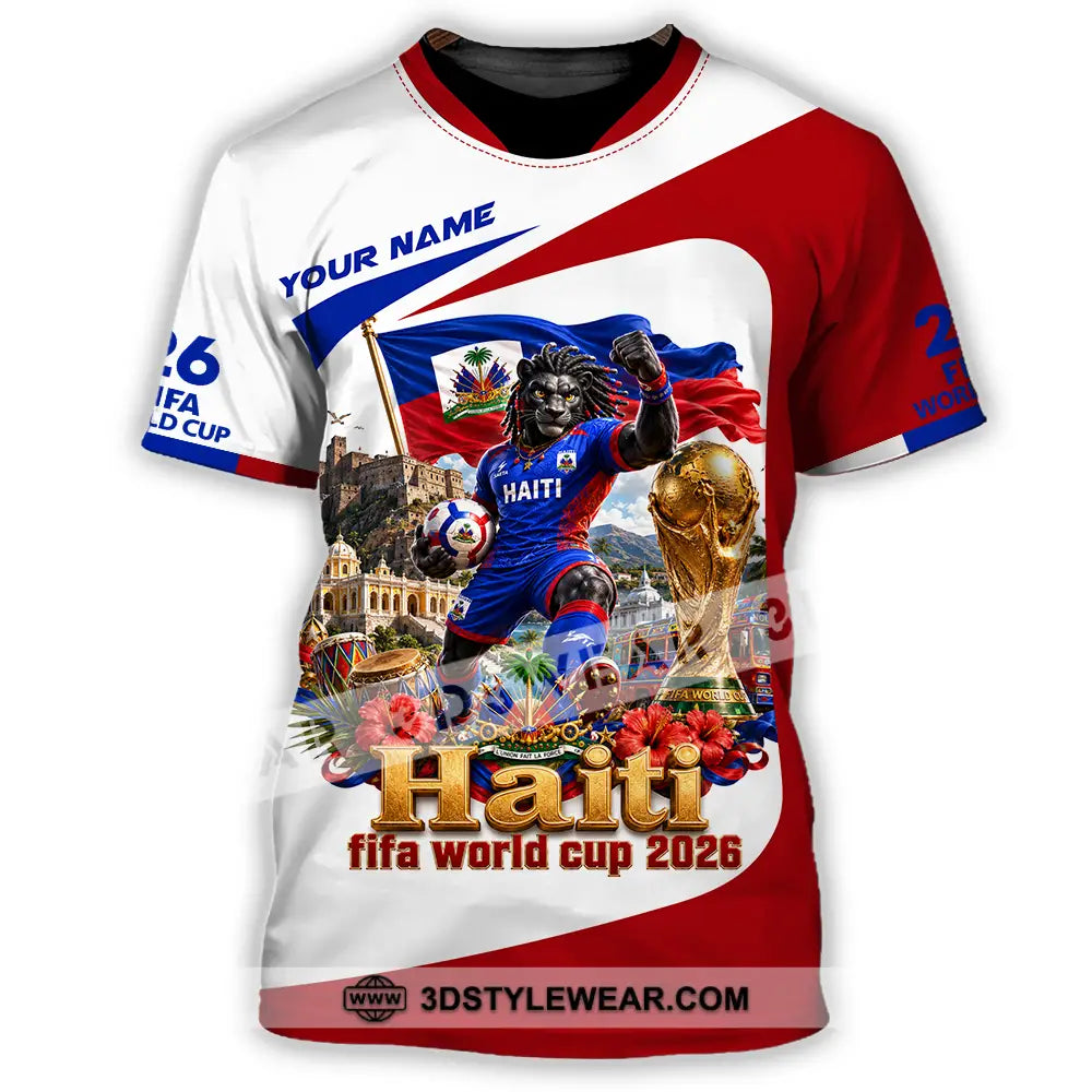Unisex Shirt - Custom Haiti World Cup 2026 Shirt - T-Shirt / S - T-shirt