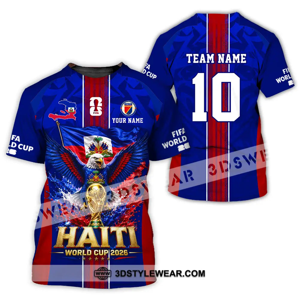 Unisex Shirt - Custom Haiti World Cup 2026 Shirt - T-Shirt / S - T-shirt