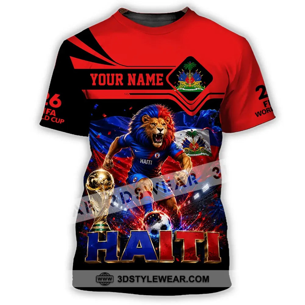 Unisex Shirt - Custom Haiti World Cup 2026 Shirt - T-Shirt / S - T-shirt