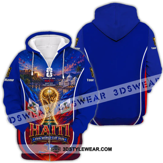 Unisex Shirt - Custom Haiti World Cup 2026 Shirt style option 4