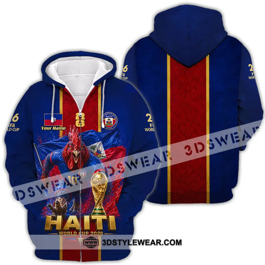 Unisex Shirt - Custom Haiti World Cup 2026 Shirt style option 4