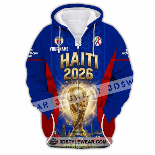 Unisex Shirt - Custom Haiti World Cup 2026 Shirt style option 4