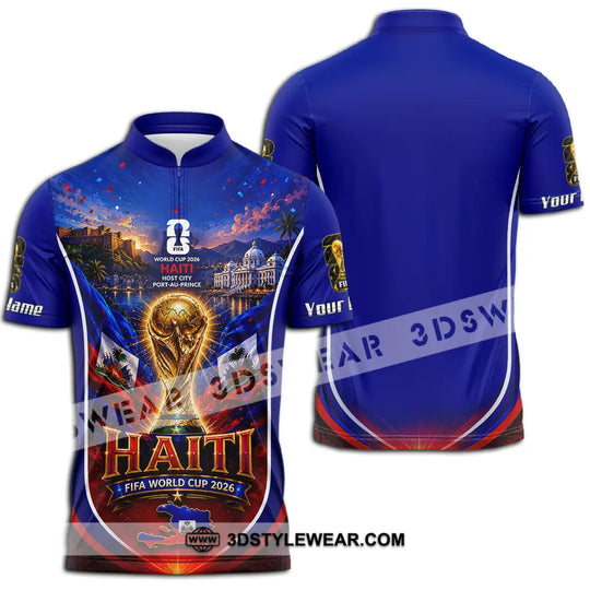 Unisex Shirt - Custom Haiti World Cup 2026 Shirt style option 2