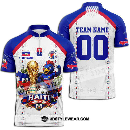 Unisex Shirt - Custom Haiti World Cup 2026 Shirt style option 2