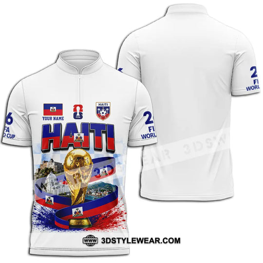 Unisex Shirt - Custom Haiti World Cup 2026 Shirt style option 2