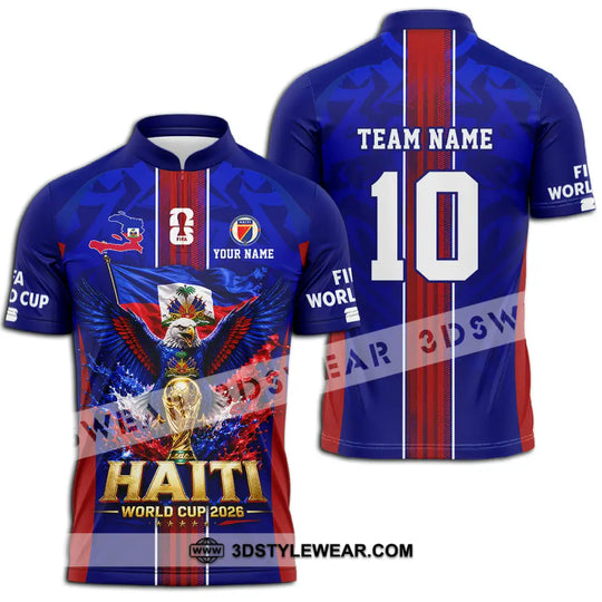 Unisex Shirt - Custom Haiti World Cup 2026 Shirt style option 2