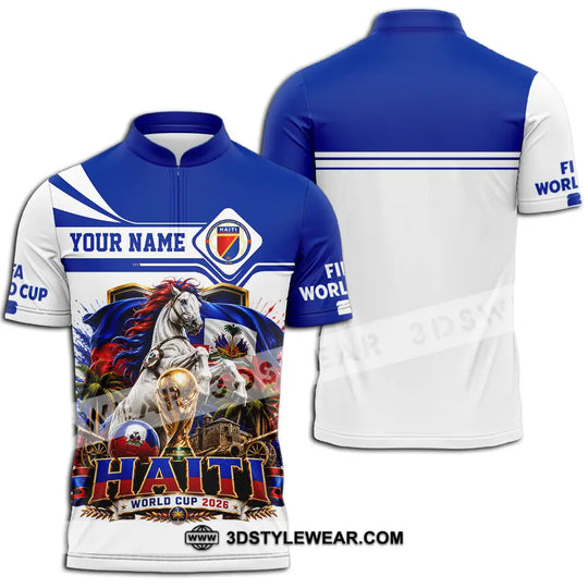 Unisex Shirt - Custom Haiti World Cup 2026 Shirt style option 2