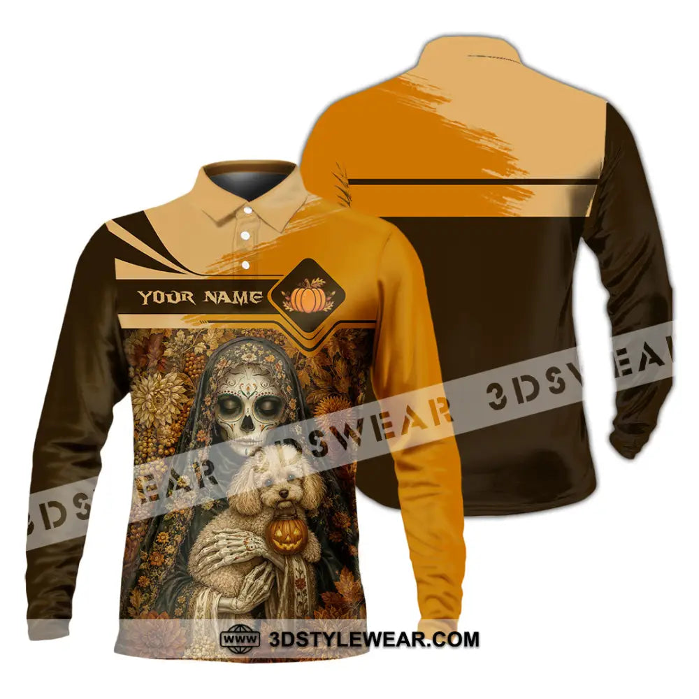 Unisex Shirt - Custom Halloween Shirt - Long Sleeve Polo / S - T-shirt