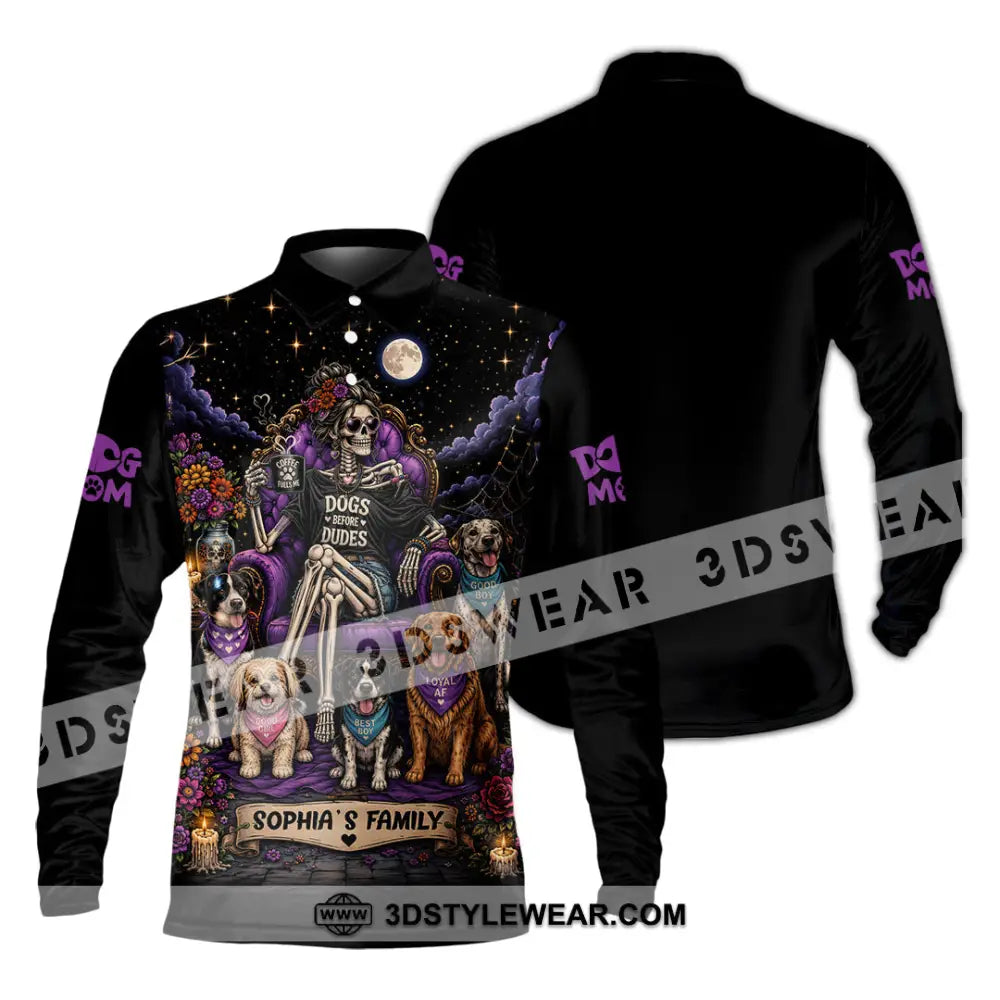 Unisex Shirt - Custom Halloween Shirt - Long Sleeve Polo / S - T-shirt