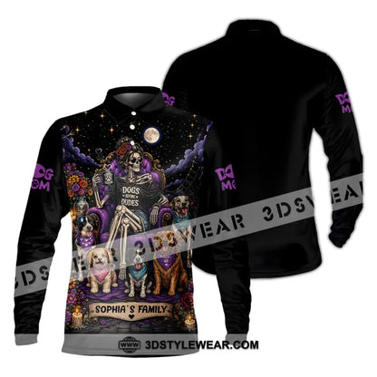 Unisex Shirt - Custom Halloween Shirt - Long Sleeve Polo / S - T-shirt