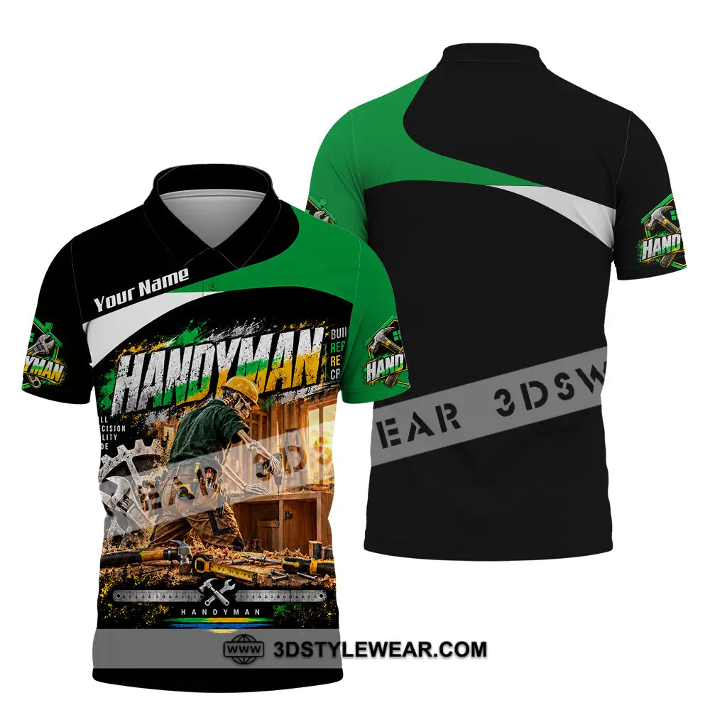 Unisex Shirt - Custom Handyman Shirt - Polo Shirt / S - T-shirt
