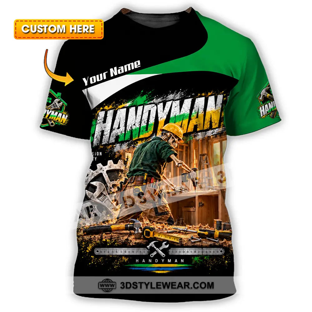 Unisex Shirt - Custom Handyman Shirt - T-shirt
