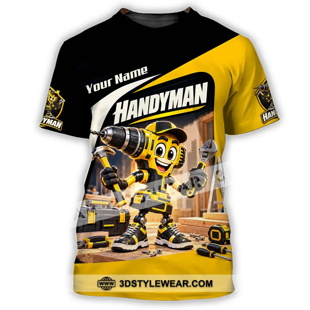 Unisex Shirt - Custom Handyman Shirt - T-Shirt / S - T-shirt
