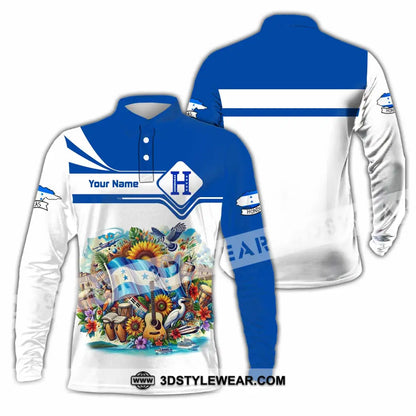 Unisex Shirt - Custom Honduras Shirt - Long Sleeve Polo / S - T-shirt