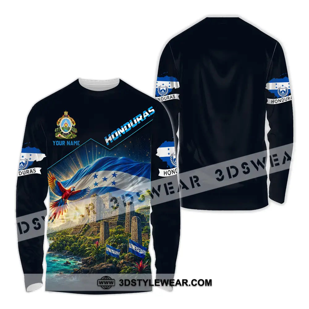 Unisex Shirt - Custom Honduras Shirt - Long Sleeve Shirt / S - T-shirt