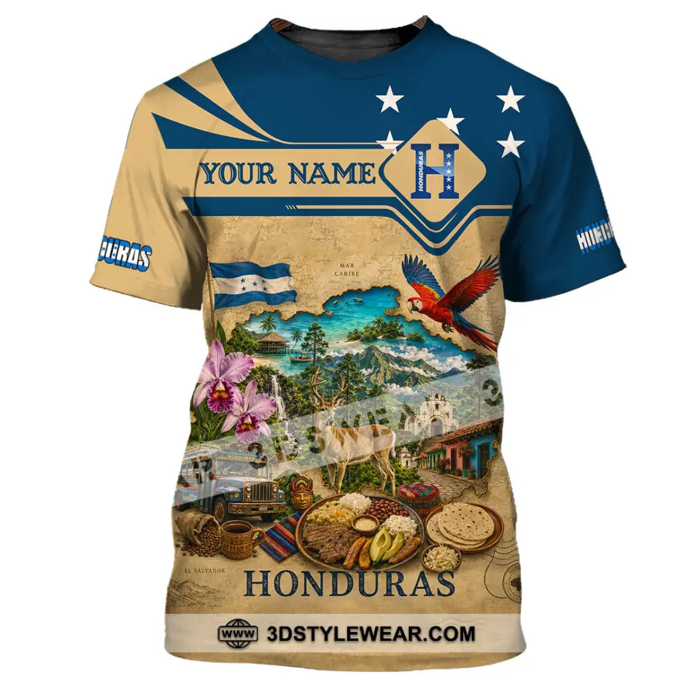 Unisex Shirt - Custom Honduras Shirt - T-Shirt / S - T-shirt