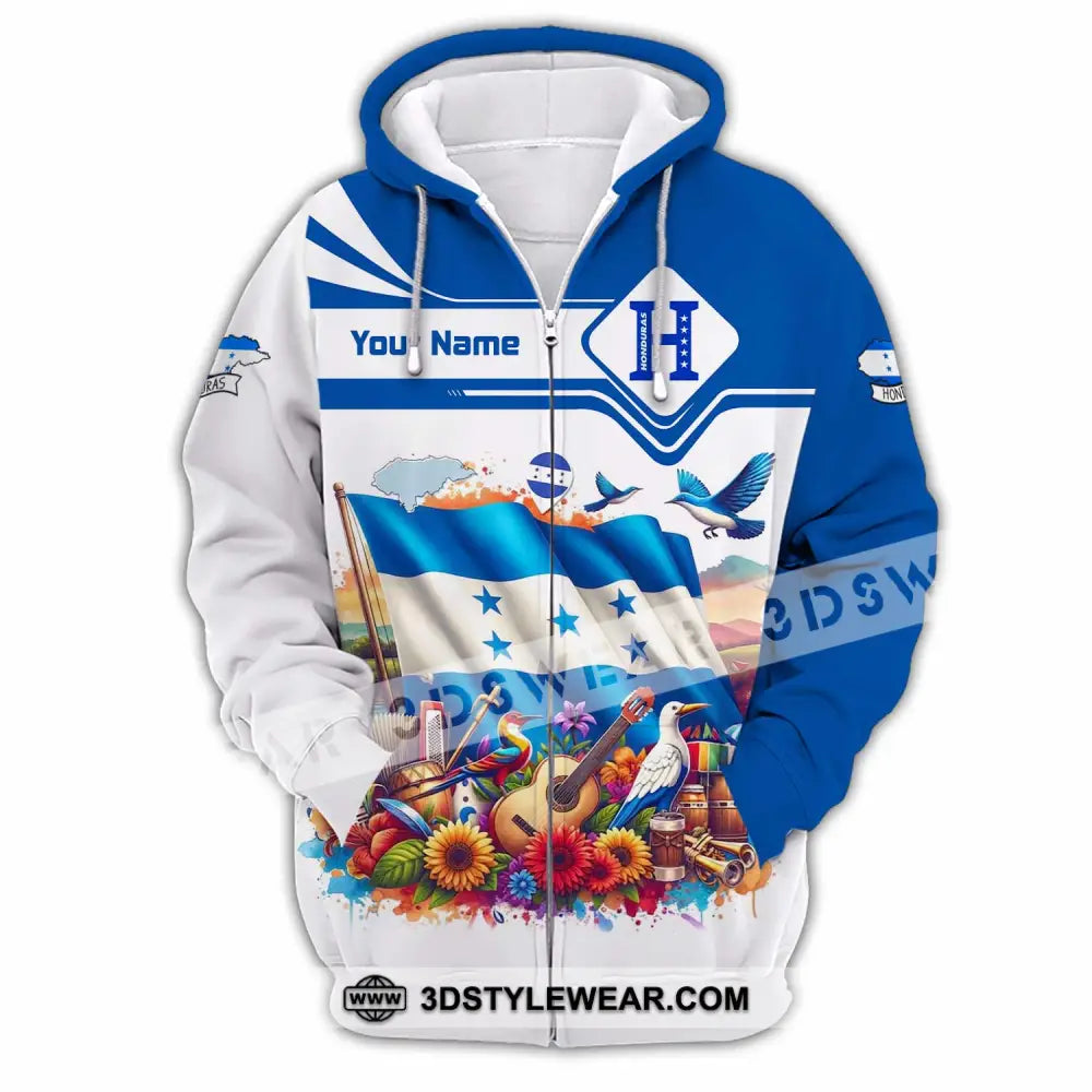 Unisex Shirt - Custom Honduras Shirt - Zipper Hoodie / S - T-shirt