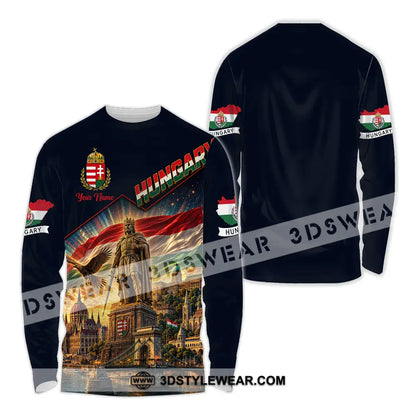 Unisex Shirt - Custom Hungary Shirt - Long Sleeve Shirt / S - T-shirt