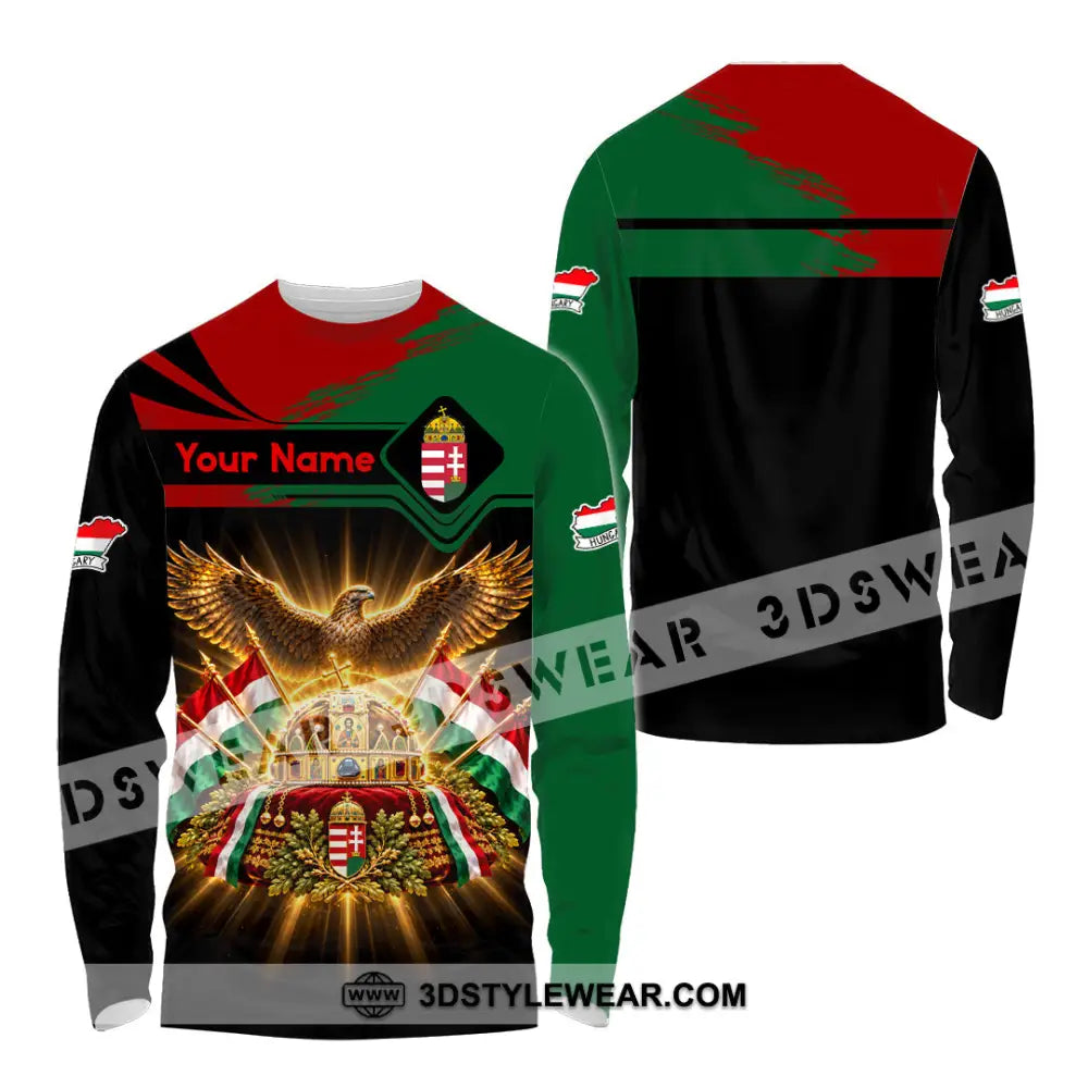Unisex Shirt - Custom Hungary Shirt - Long Sleeve Shirt / S - T-shirt