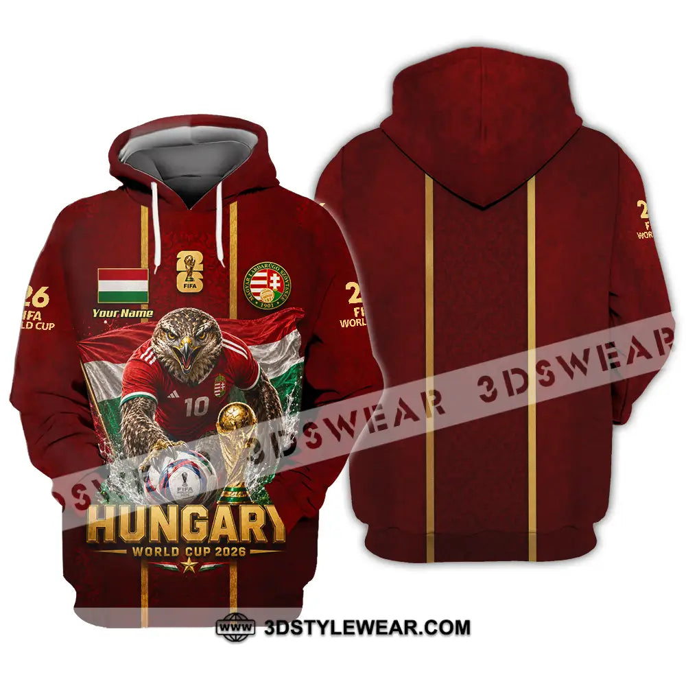 Unisex Shirt - Custom Hungary World Cup 2026 Shirt - Hoodie / S - T-shirt