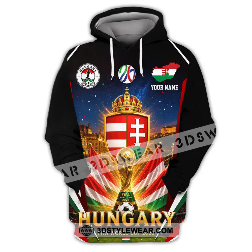 Unisex Shirt - Custom Hungary World Cup 2026 Shirt - Hoodie / S - T-shirt