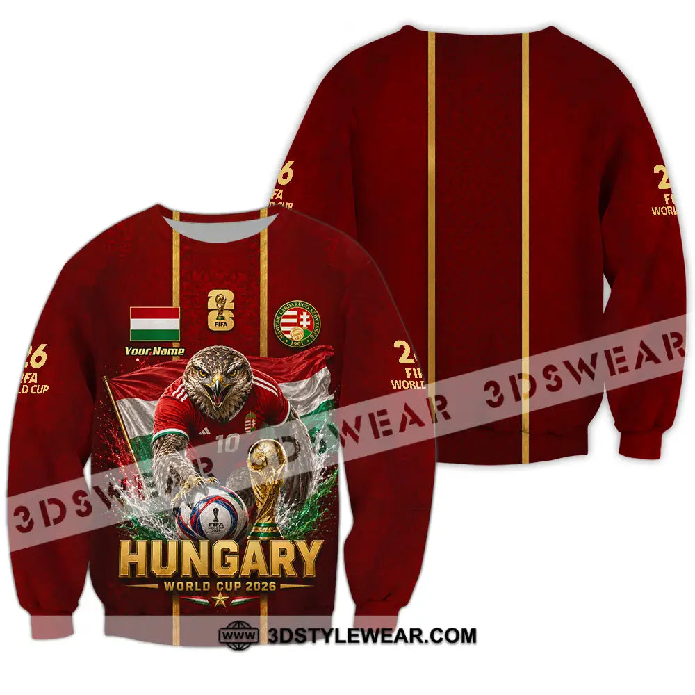 Unisex Shirt - Custom Hungary World Cup 2026 Shirt - Long Sleeve / S - T-shirt