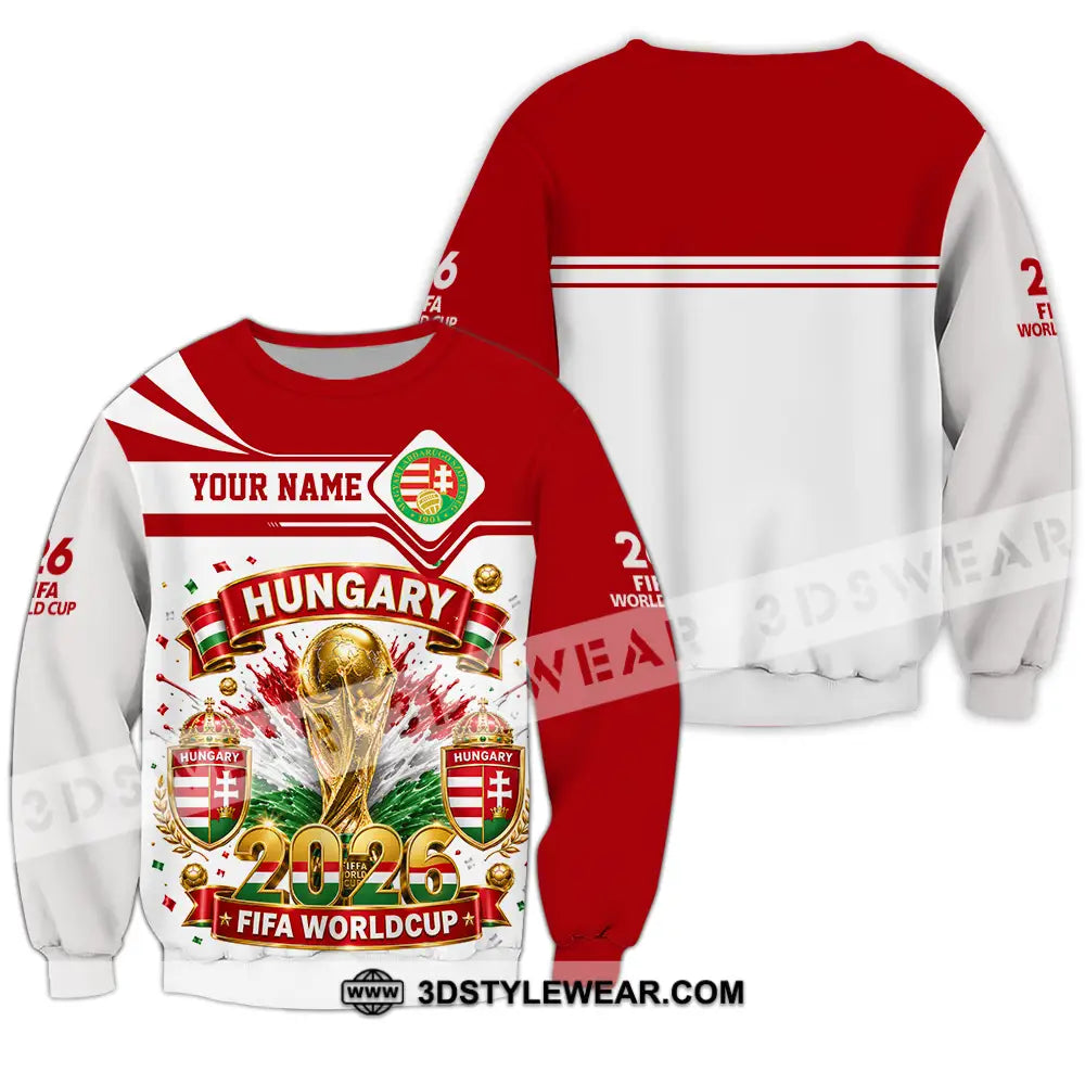 Unisex Shirt - Custom Hungary World Cup 2026 Shirt - Long Sleeve / S - T-shirt
