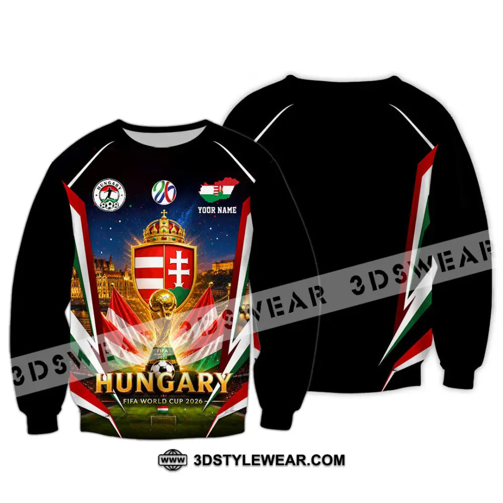Unisex Shirt - Custom Hungary World Cup 2026 Shirt - Long Sleeve / S - T-shirt