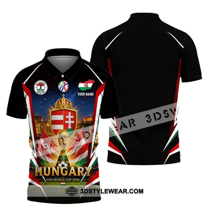 Unisex Shirt - Custom Hungary World Cup 2026 Shirt - Polo Shirt / S - T-shirt