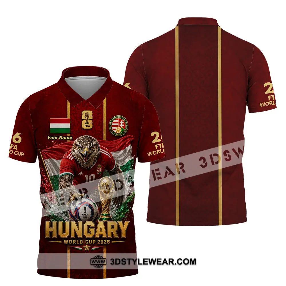Unisex Shirt - Custom Hungary World Cup 2026 Shirt - Polo Shirt / S - T-shirt