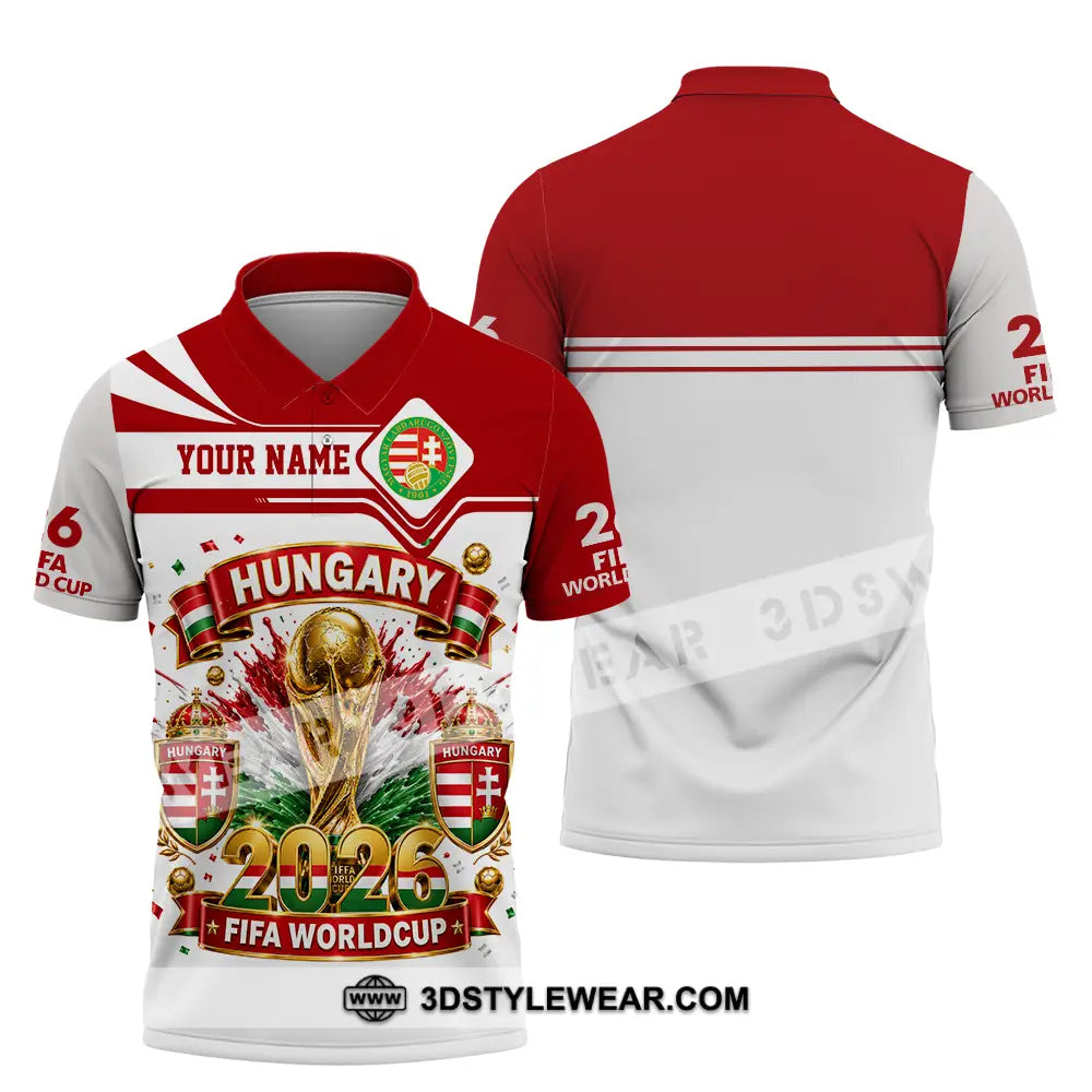 Unisex Shirt - Custom Hungary World Cup 2026 Shirt - Polo Shirt / S - T-shirt