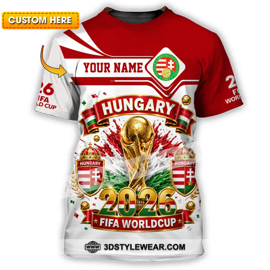 Unisex Shirt - Custom Hungary World Cup 2026 Shirt style option 1
