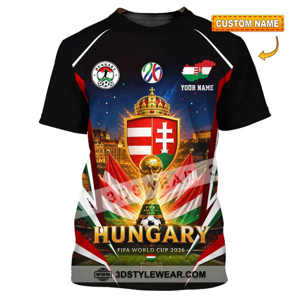 Unisex Shirt - Custom Hungary World Cup 2026 Shirt - T-shirt