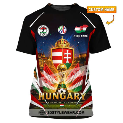 Unisex Shirt - Custom Hungary World Cup 2026 Shirt - T-shirt