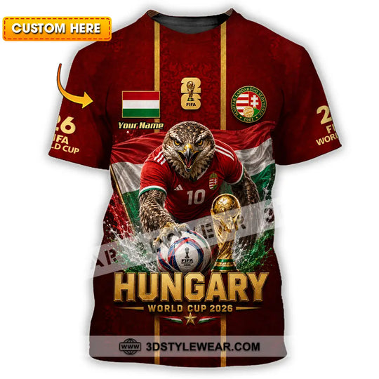 Unisex Shirt - Custom Hungary World Cup 2026 Shirt style option 1
