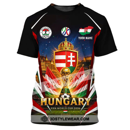 Unisex Shirt - Custom Hungary World Cup 2026 Shirt - T-Shirt / S - T-shirt