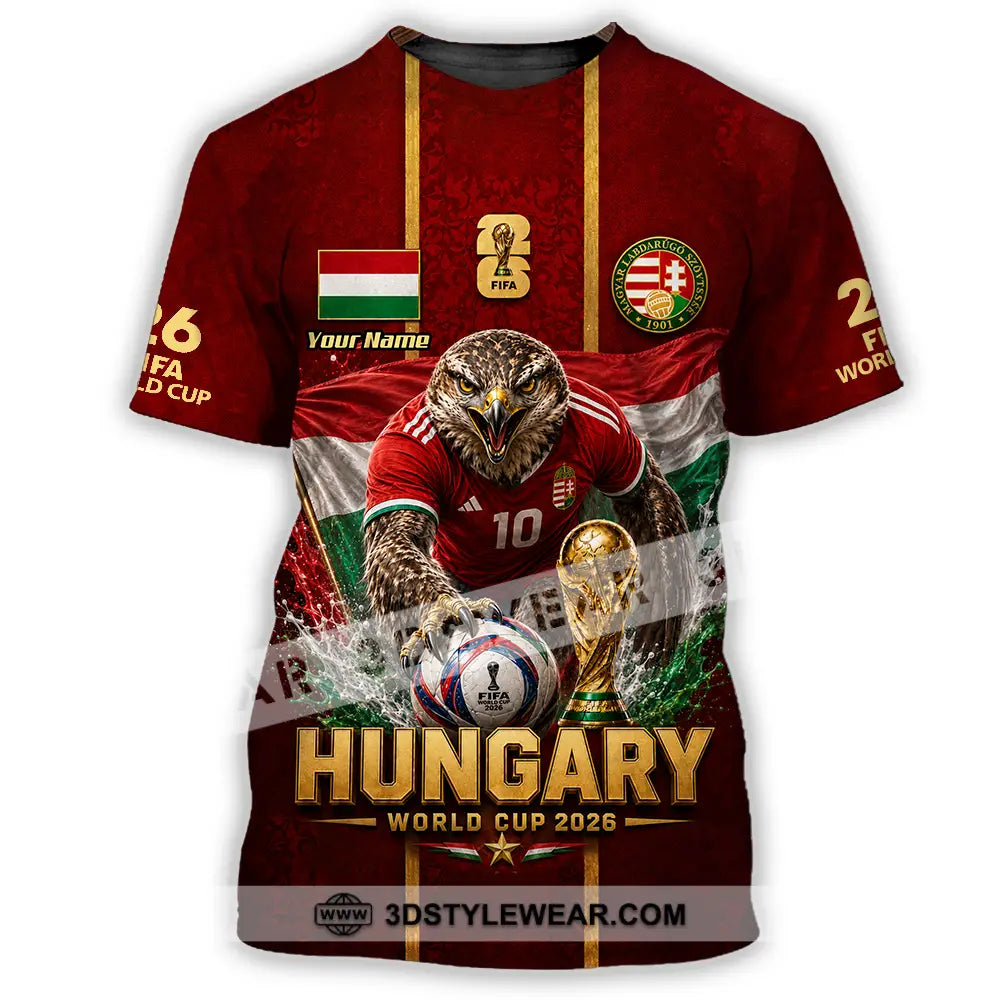 Unisex Shirt - Custom Hungary World Cup 2026 Shirt - T-Shirt / S - T-shirt