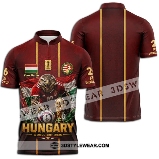Unisex Shirt - Custom Hungary World Cup 2026 Shirt style option 2