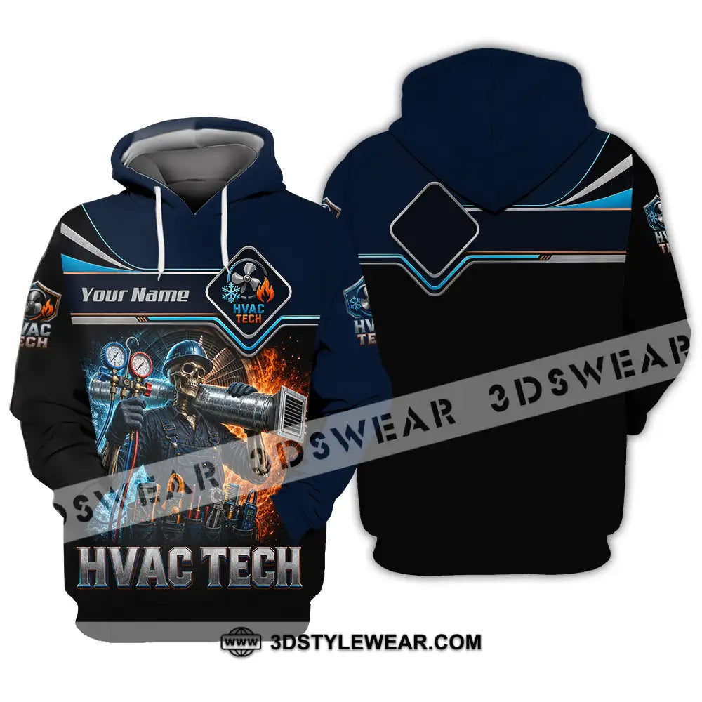 Unisex Shirt - Custom HVAC Tech Shirt - Hoodie / S - T-shirt